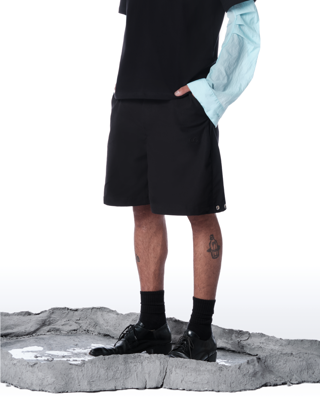Ockham Black Shorts