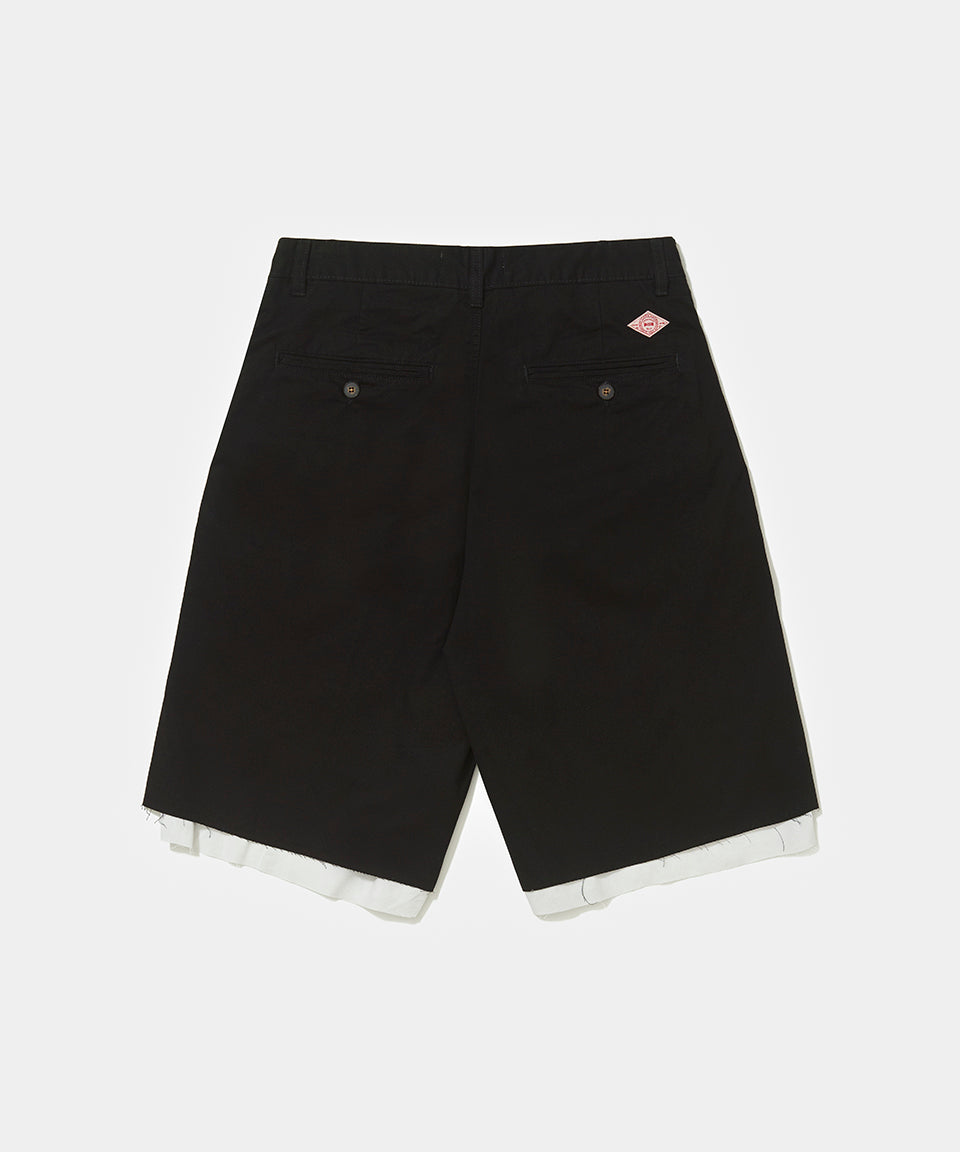 Lined Chino Shorts Black