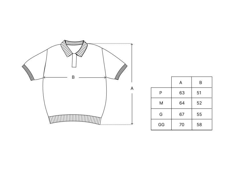 KNIT POLO CLASS "MINI CLS" BLACK