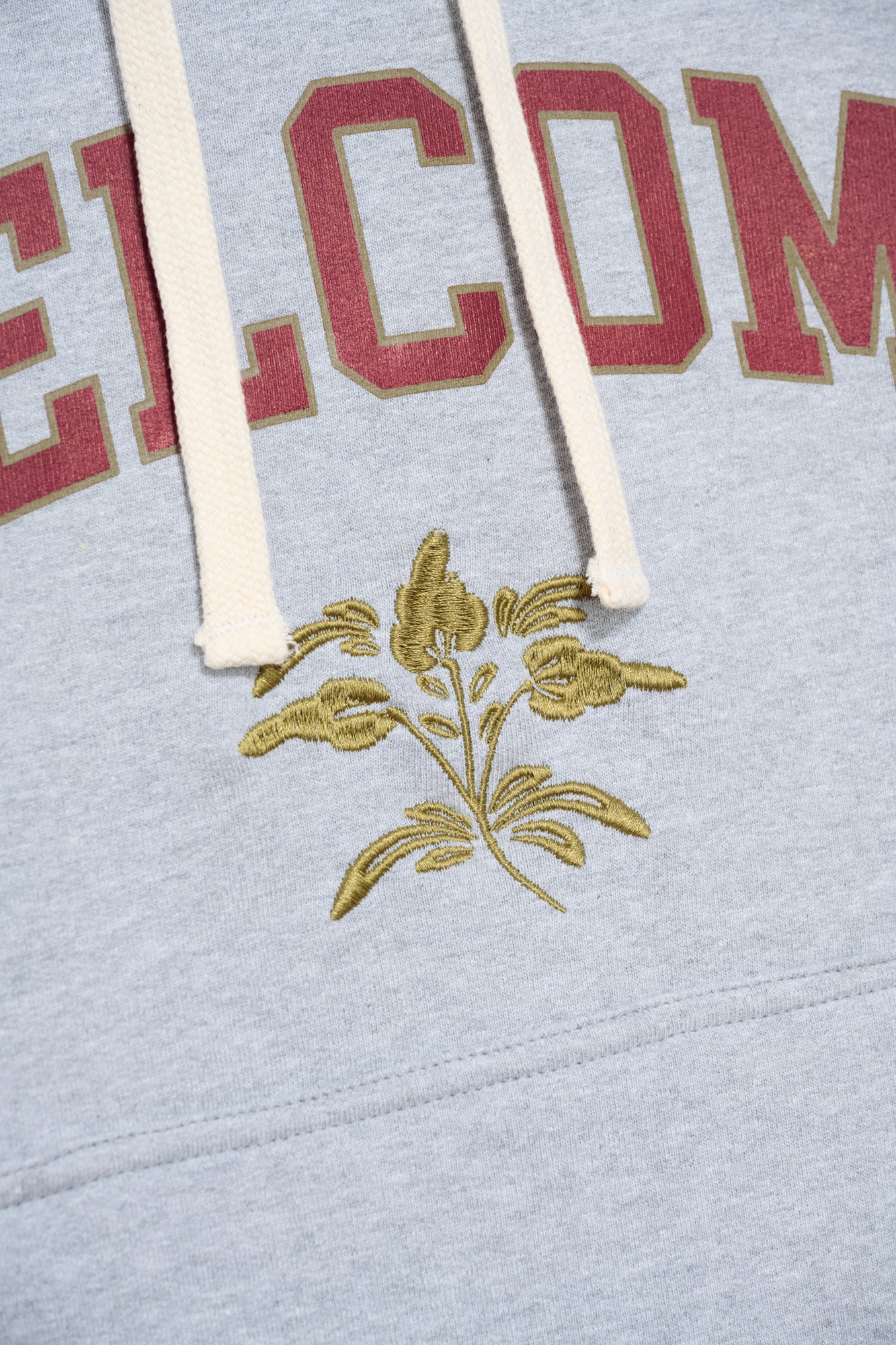 Hoodie Moletom Tulipa - Cinza Mescla