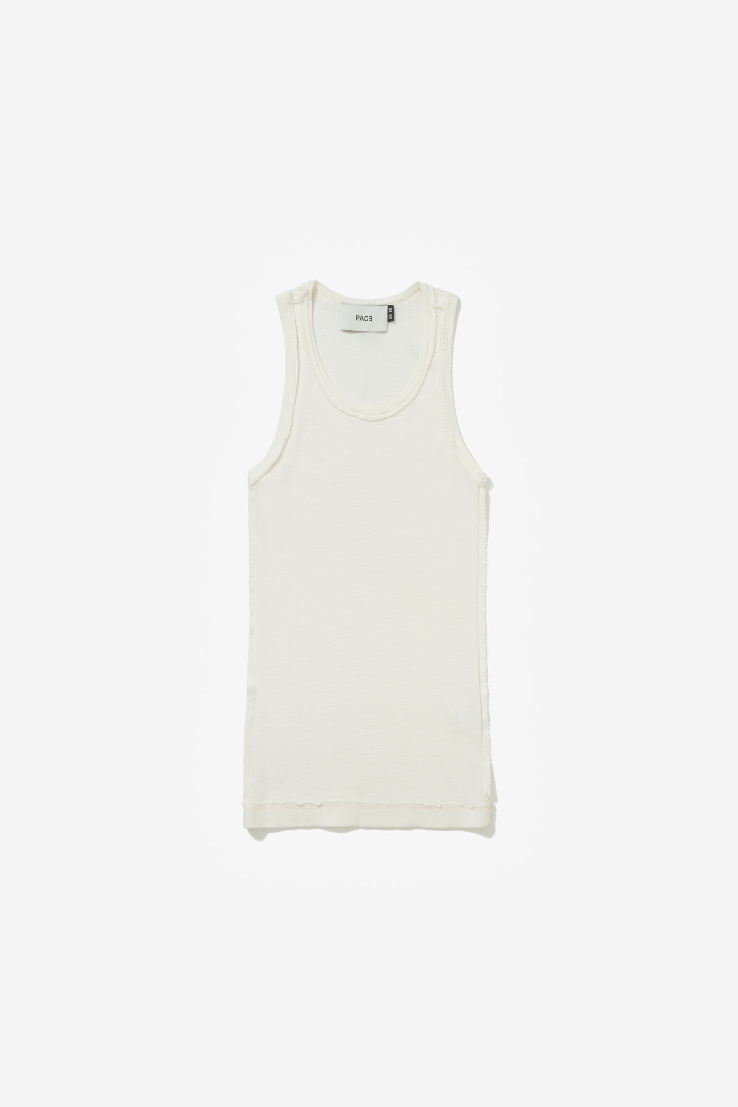 PATTERN TANK TOP OFF WHITE