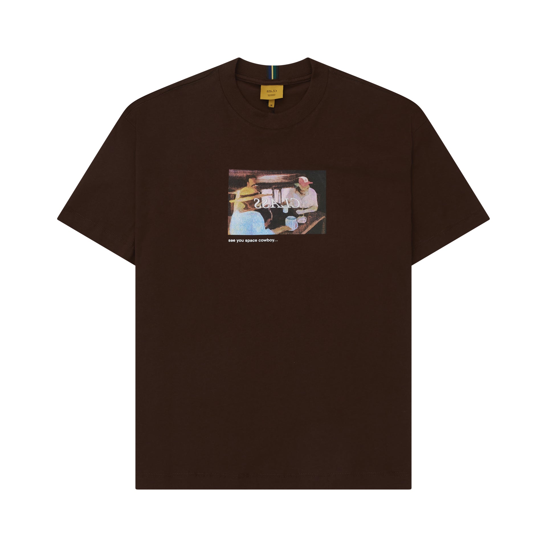 T-SHIRT CLASS "3 VELHOS" BROWN