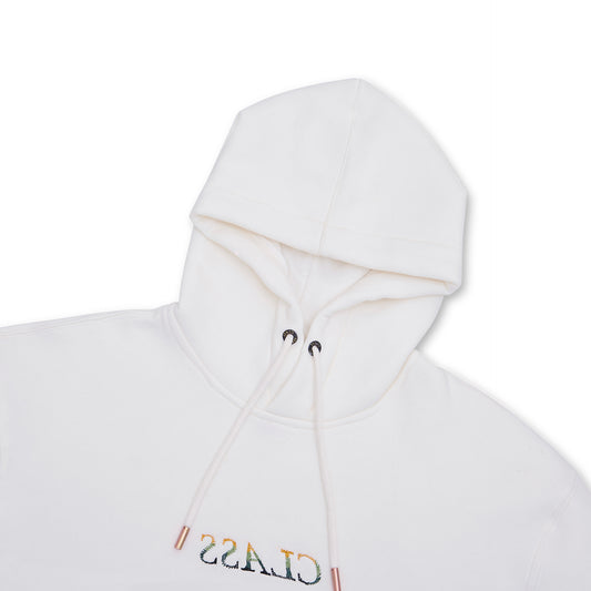 CLASSIC HOODIE "CLASS INVERSO" OFF-WHITE