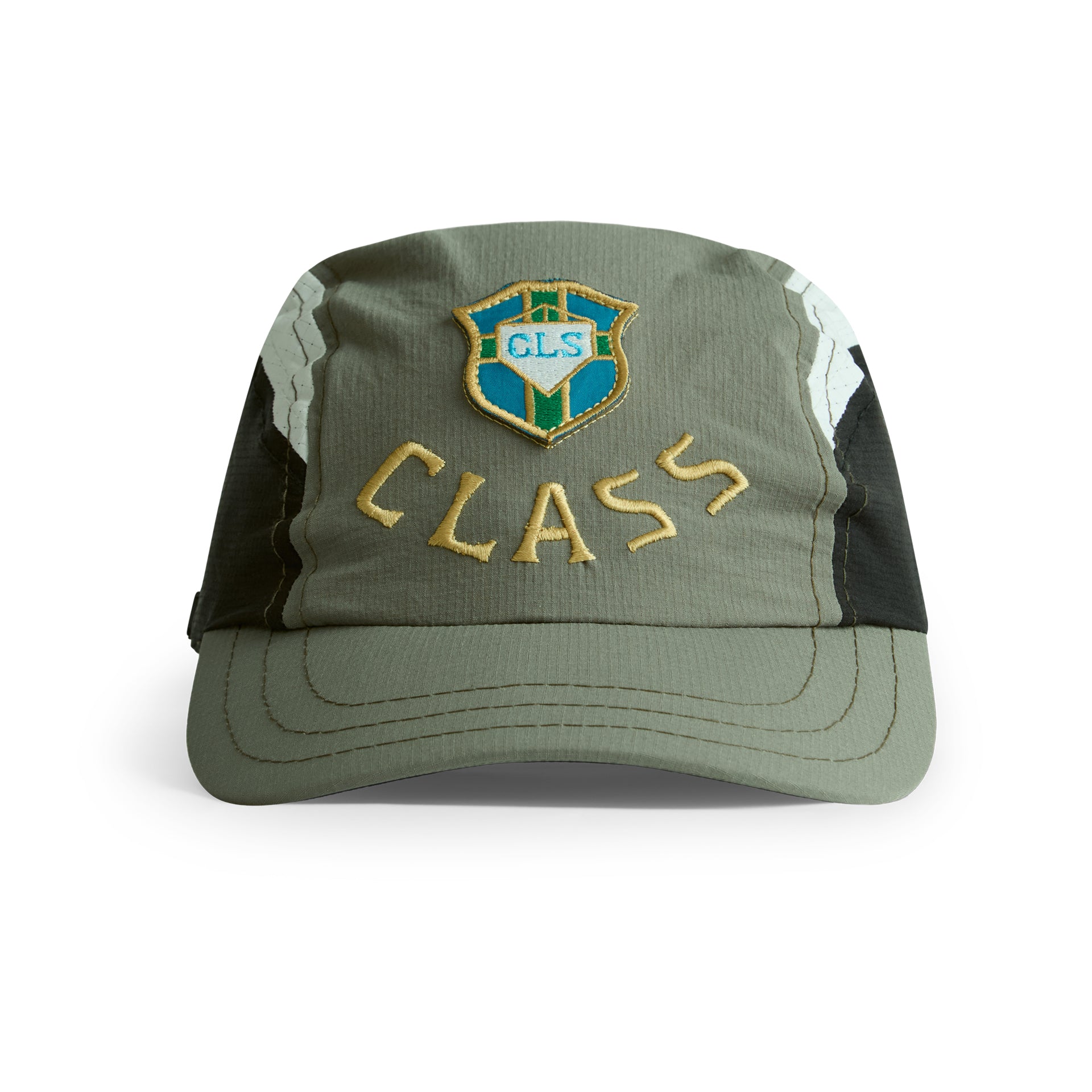 3 PANEL SPORT HAT CLASS "BRASIL" GREEN / BLACK