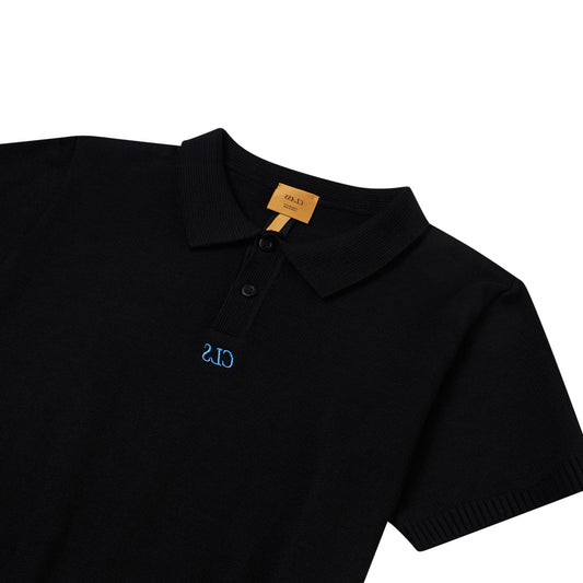 KNIT POLO CLASS "MINI CLS" BLACK