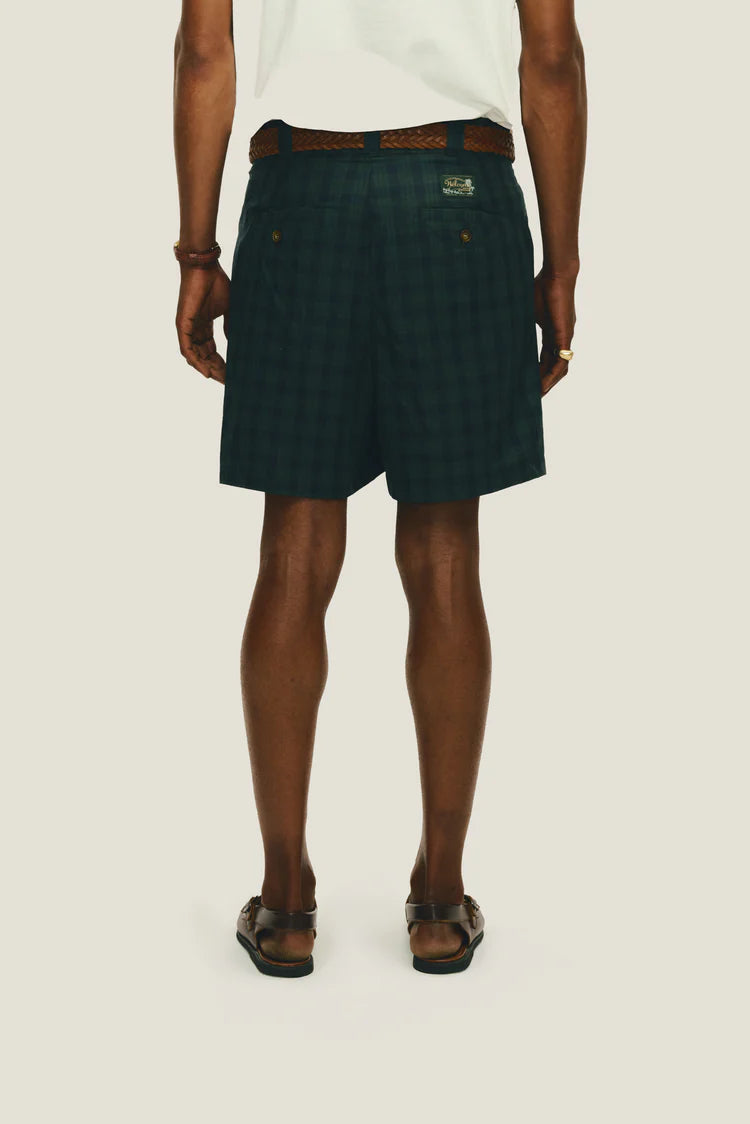 Bermuda Alfaiataria Dupla Prega - Irish Plaid