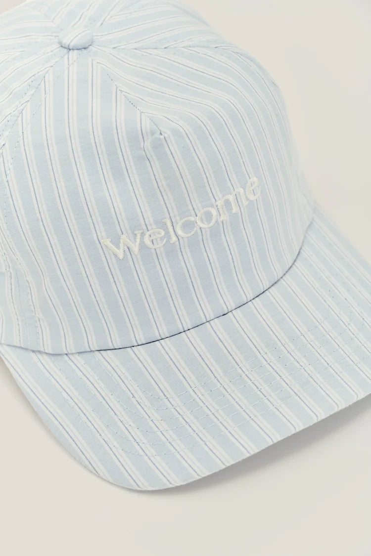 Boné Listrado - Azul
