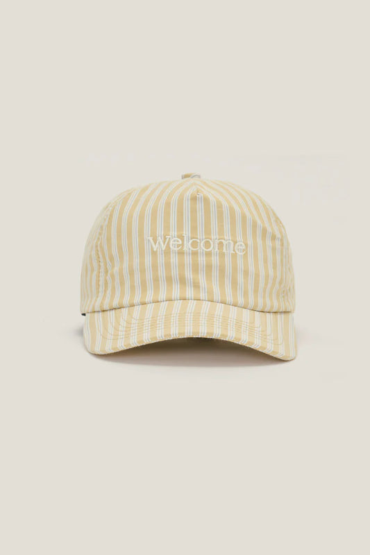 Boné Listrado - Amarelo