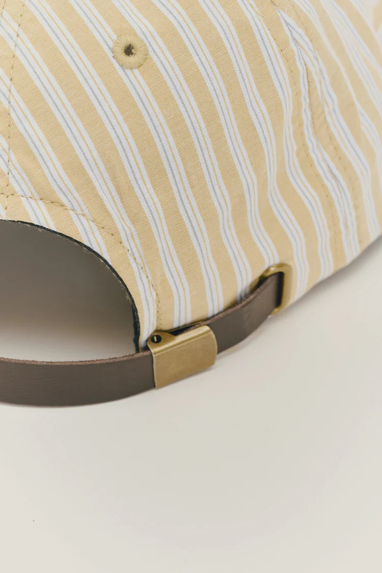 Boné Listrado - Amarelo