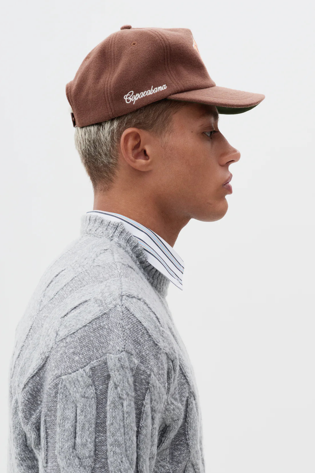 Boné Yankee Veludo - Marrom
