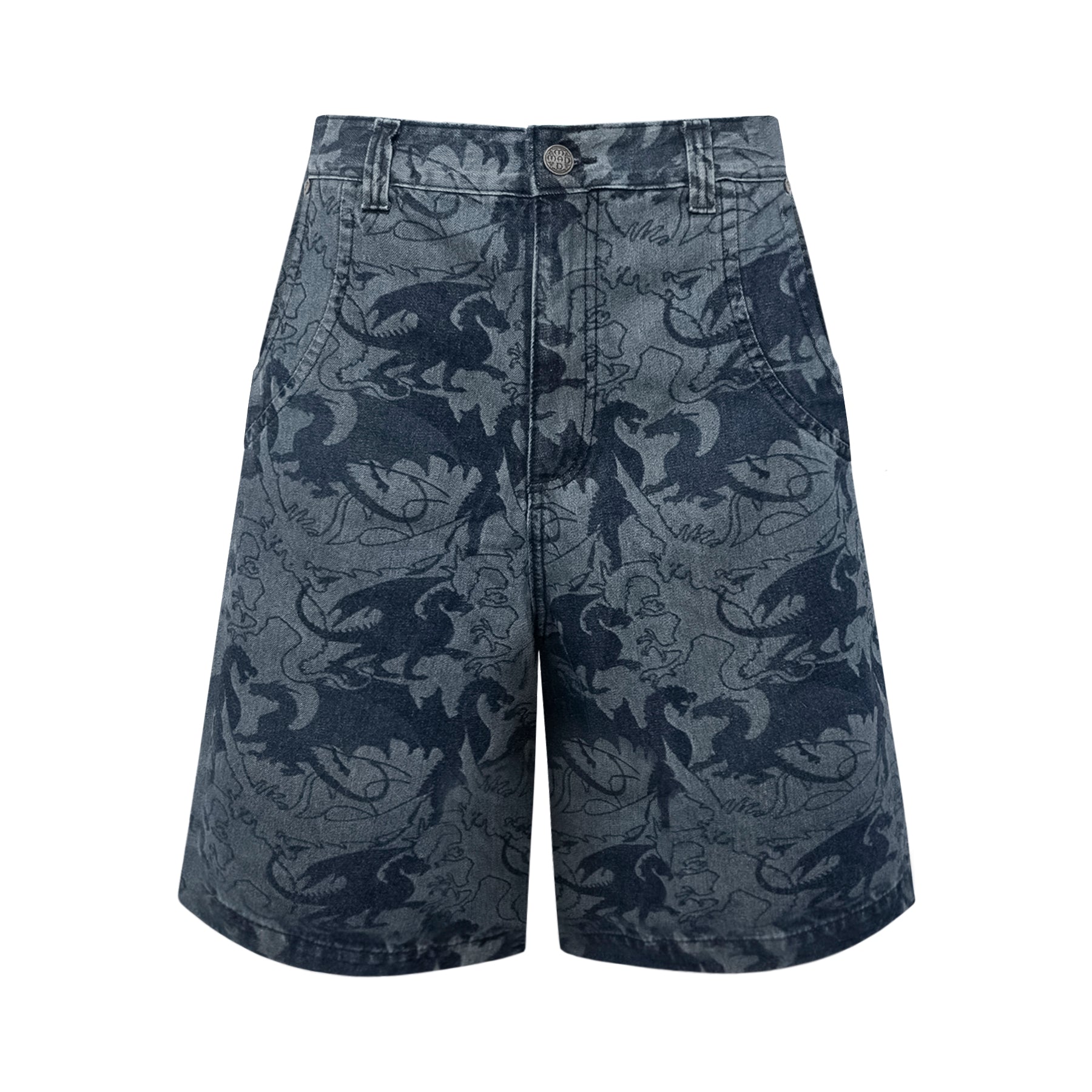 BERMUDA JEANS DRAGON CAMO