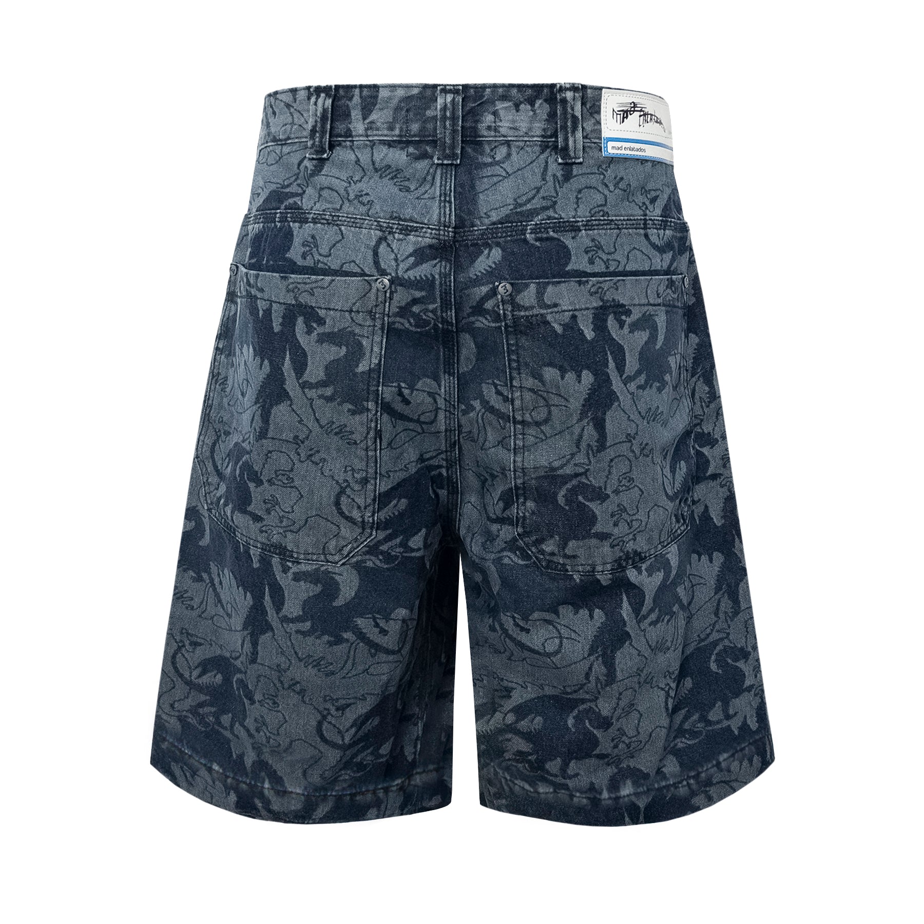 BERMUDA JEANS DRAGON CAMO