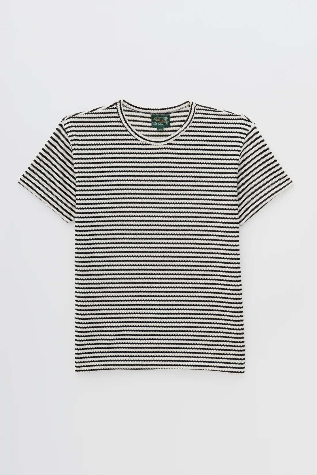 T-shirt Tricô Listrada - Preto e Off White