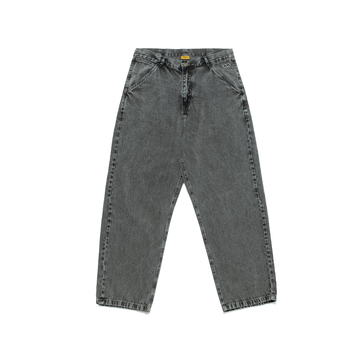 Jeans Pants "Brutalism" Gray Marble