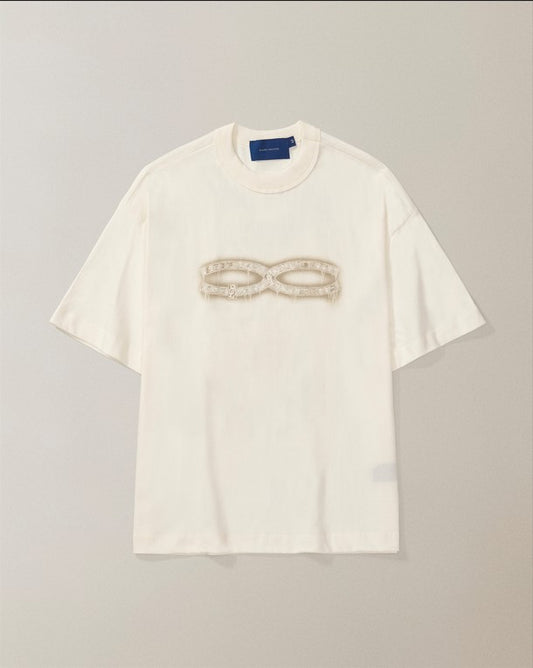 CAMISETA QC ARQUEÓLOGOS BOXY OFF WHITE