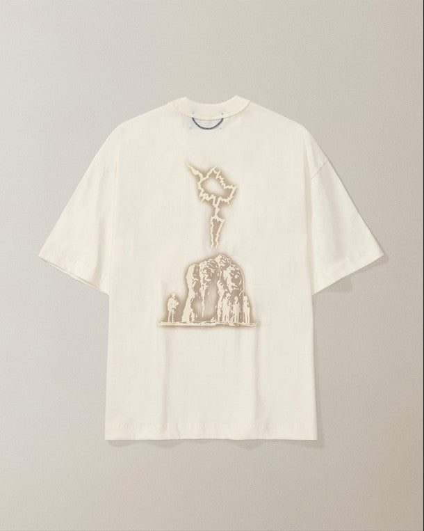 CAMISETA QC ARQUEÓLOGOS BOXY OFF WHITE