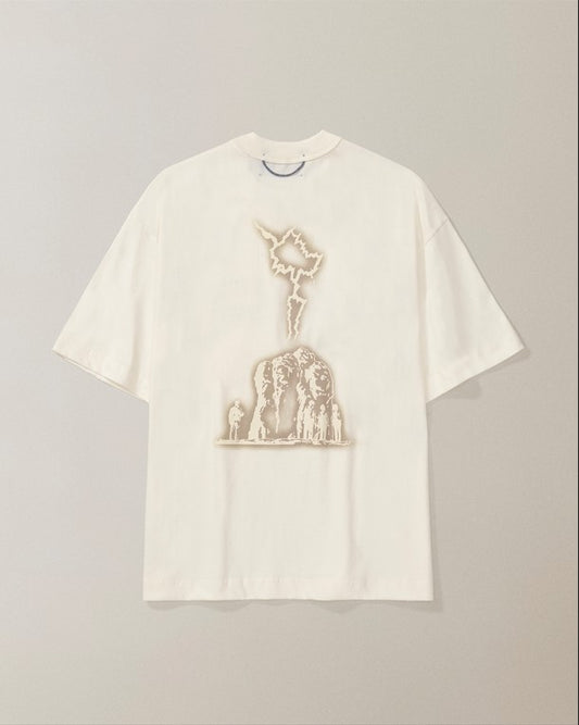 CAMISETA QC ARQUEÓLOGOS BOXY OFF WHITE