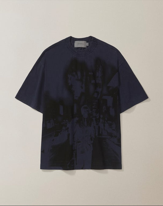 CAMISETA QC BOMBA CIDADE BOXY STONED AZUL