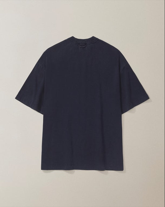 CAMISETA QC BOMBA CIDADE BOXY STONED AZUL