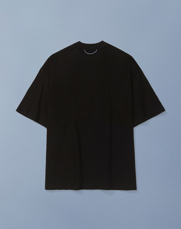 CAMISETA QC CODE BOXY PRETO