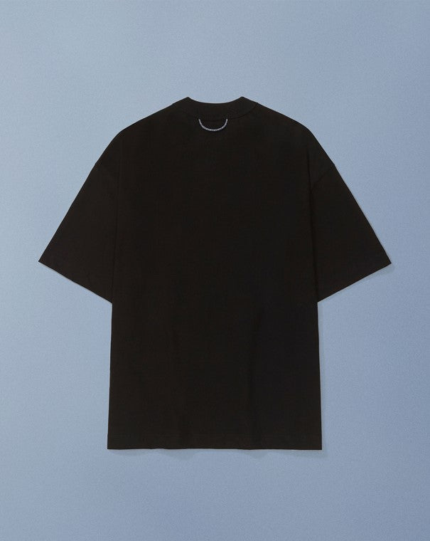 CAMISETA QC JOANINHA BOXY PRETO