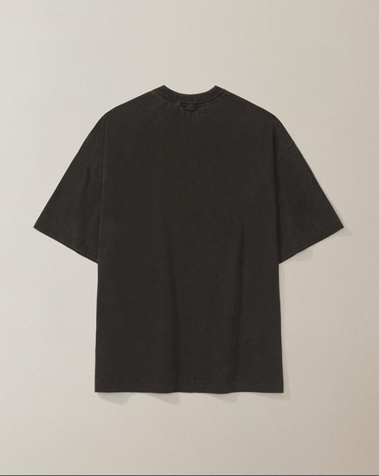 CAMISETA QC NEGRONI BOXY STONED PRETO