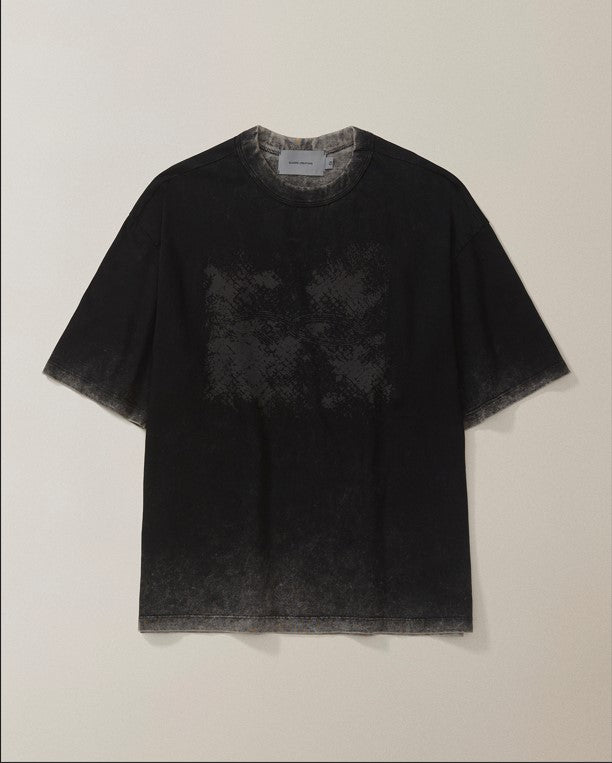 CAMISETA QC PARTÍCULAS BOXY STONED PRETO