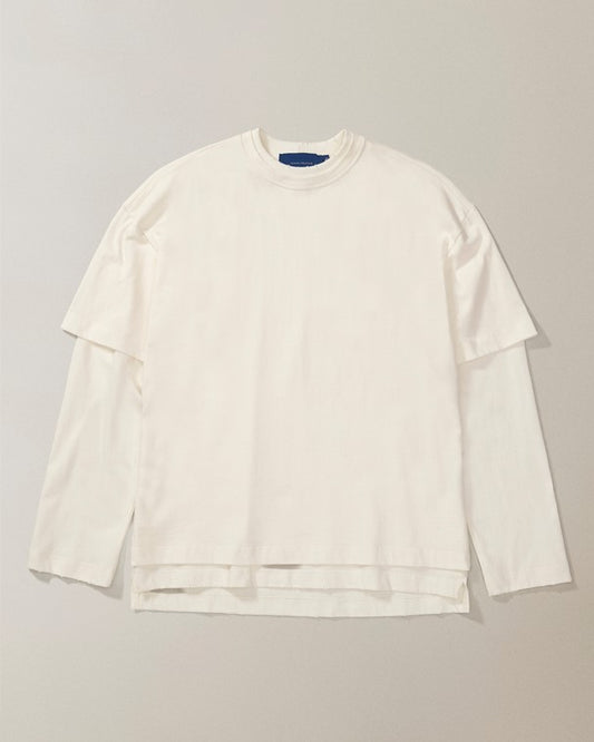 CAMISETA QC DOUBLE TEE BOXY ML OFF WHITE
