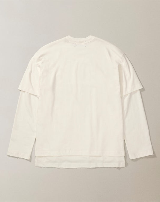 CAMISETA QC DOUBLE TEE BOXY ML OFF WHITE