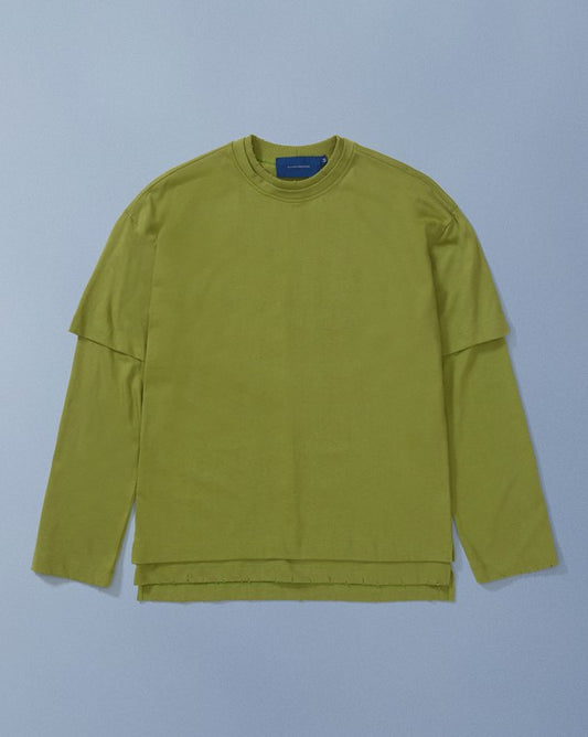 CAMISETA QC DOUBLE TEE BOXY ML VERDE