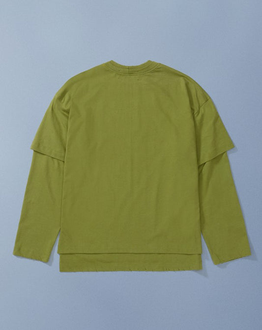 CAMISETA QC DOUBLE TEE BOXY ML VERDE