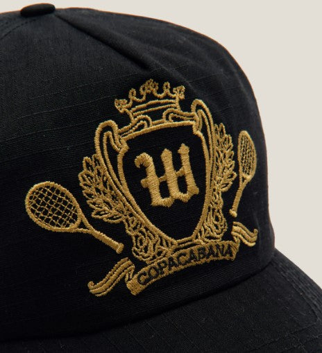 Boné Ripstop Tênis Crest - Preto