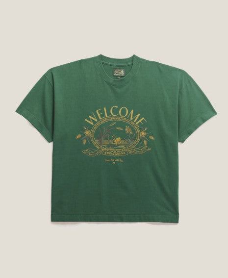 T-Shirt Boxy Fit Souvenir - Verde