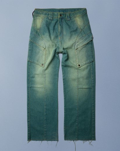 CALÇA BRUBECK STRAIGHT JEANS WASHED AZUL