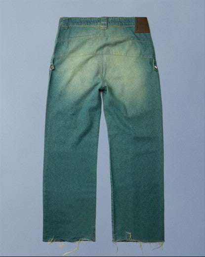CALÇA BRUBECK STRAIGHT JEANS WASHED AZUL