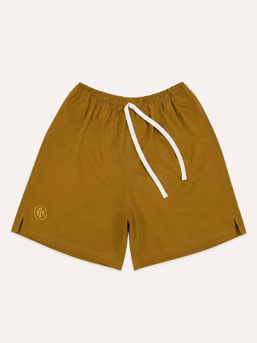 Shorts Sarja Elástico - Ocre