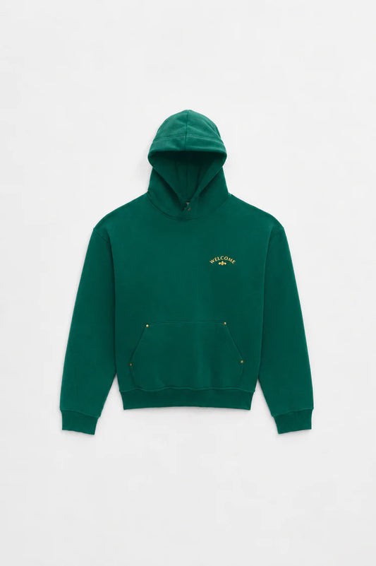 Hoodie Boxy Fit Tulipa - Verde