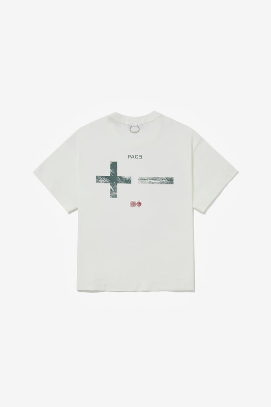 LESS IS LESS TEE OFF WHITE