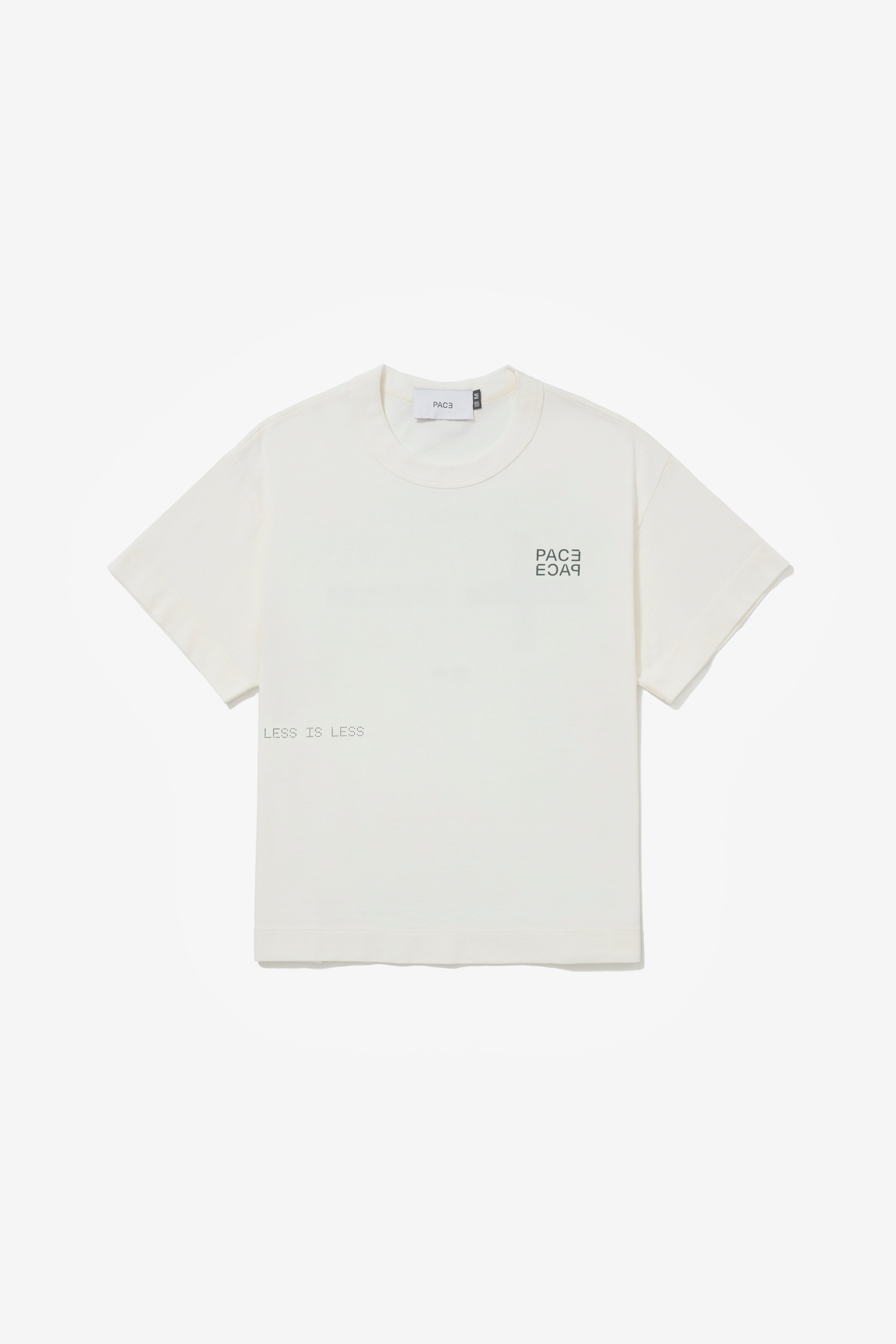 LESS IS LESS TEE OFF WHITE