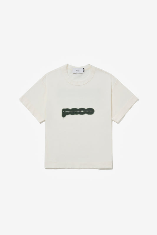 PRINCIPLES TEE OFF WHITE