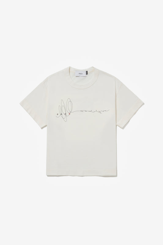 SKETCH YOURSELF TEE OFF WHITE