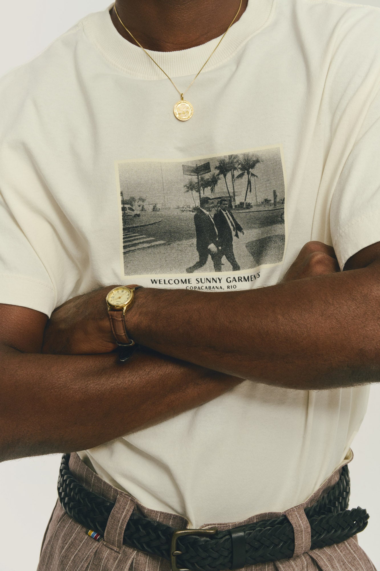 T-Shirt Regular Fit Postal - Off White