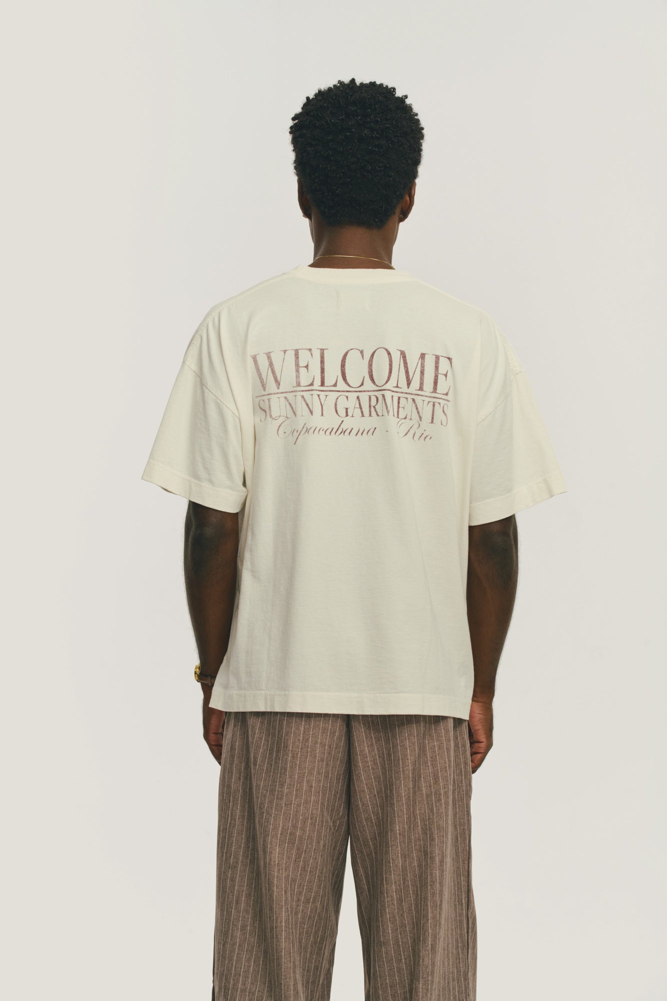 T-Shirt Boxy Fit Fragance - Off White