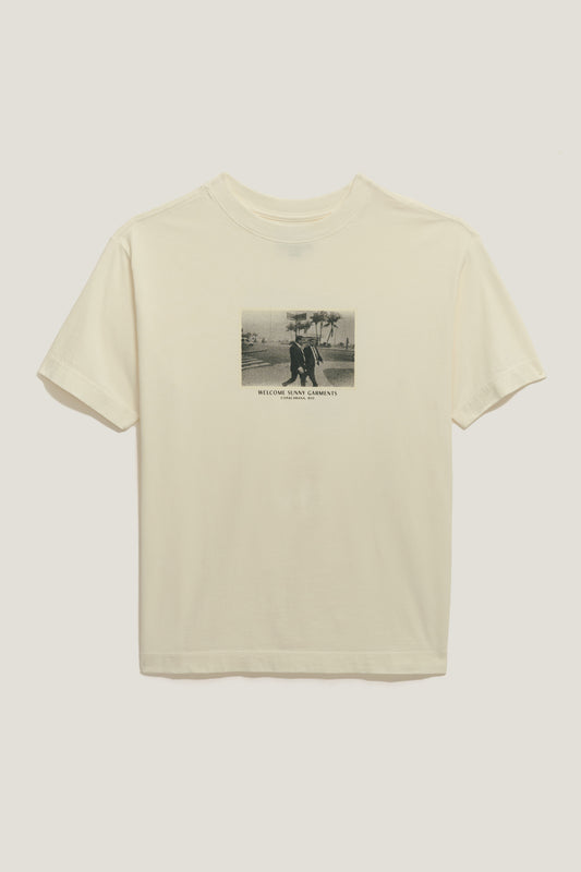 T-Shirt Regular Fit Postal - Off White