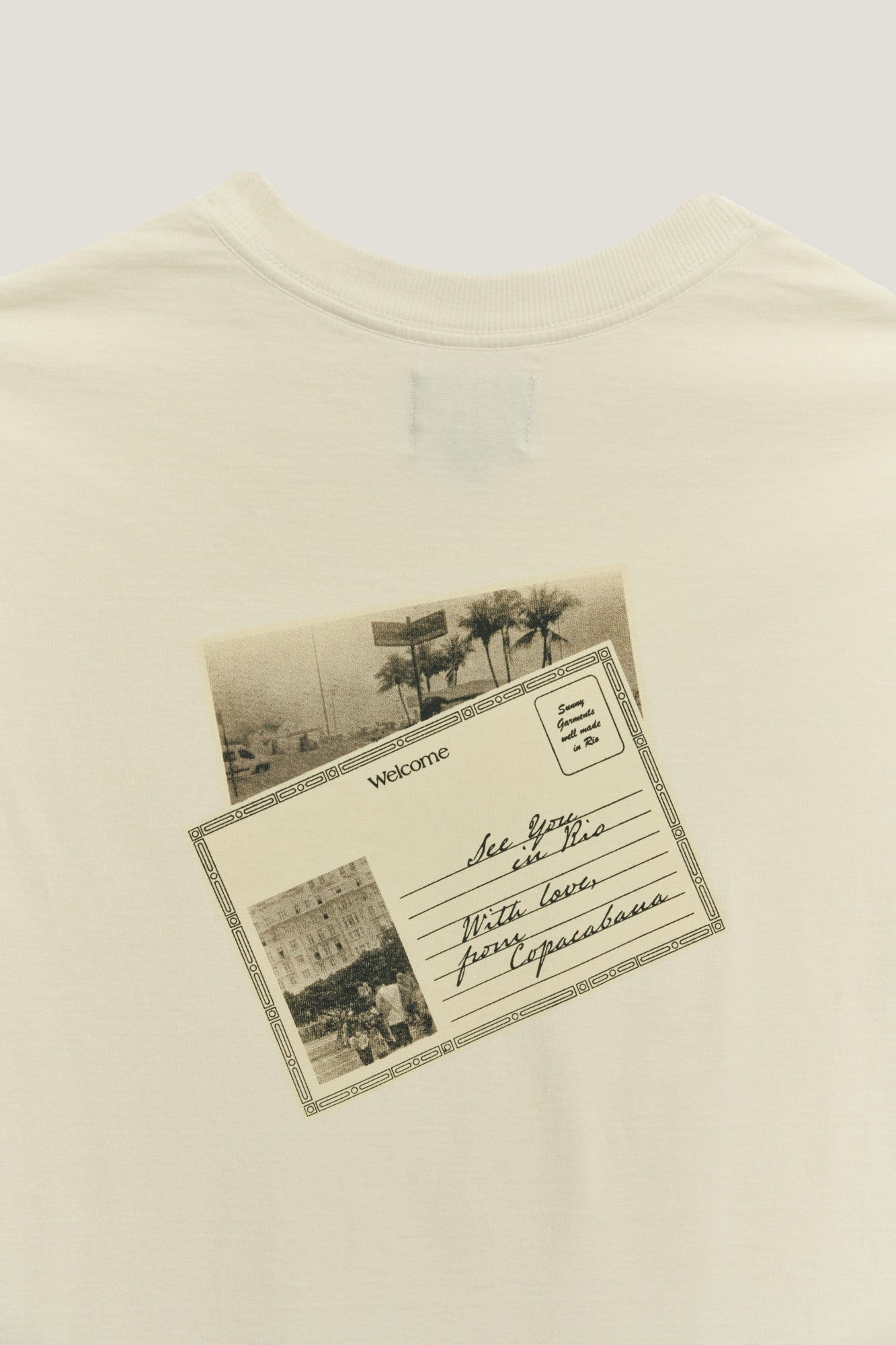 T-Shirt Regular Fit Postal - Off White