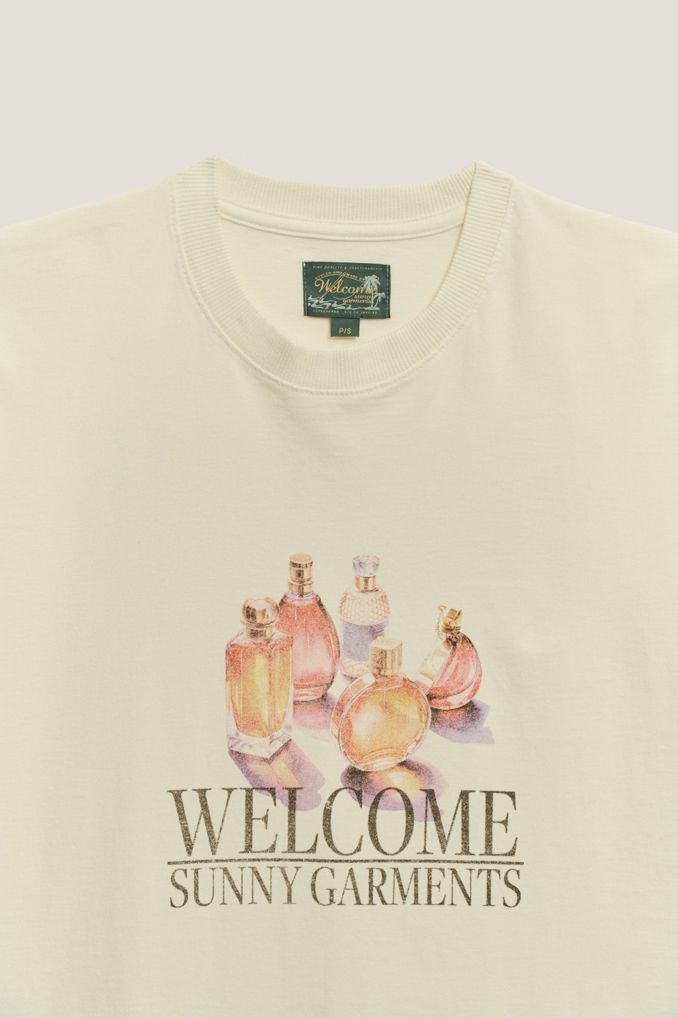 T-Shirt Boxy Fit Fragance - Off White