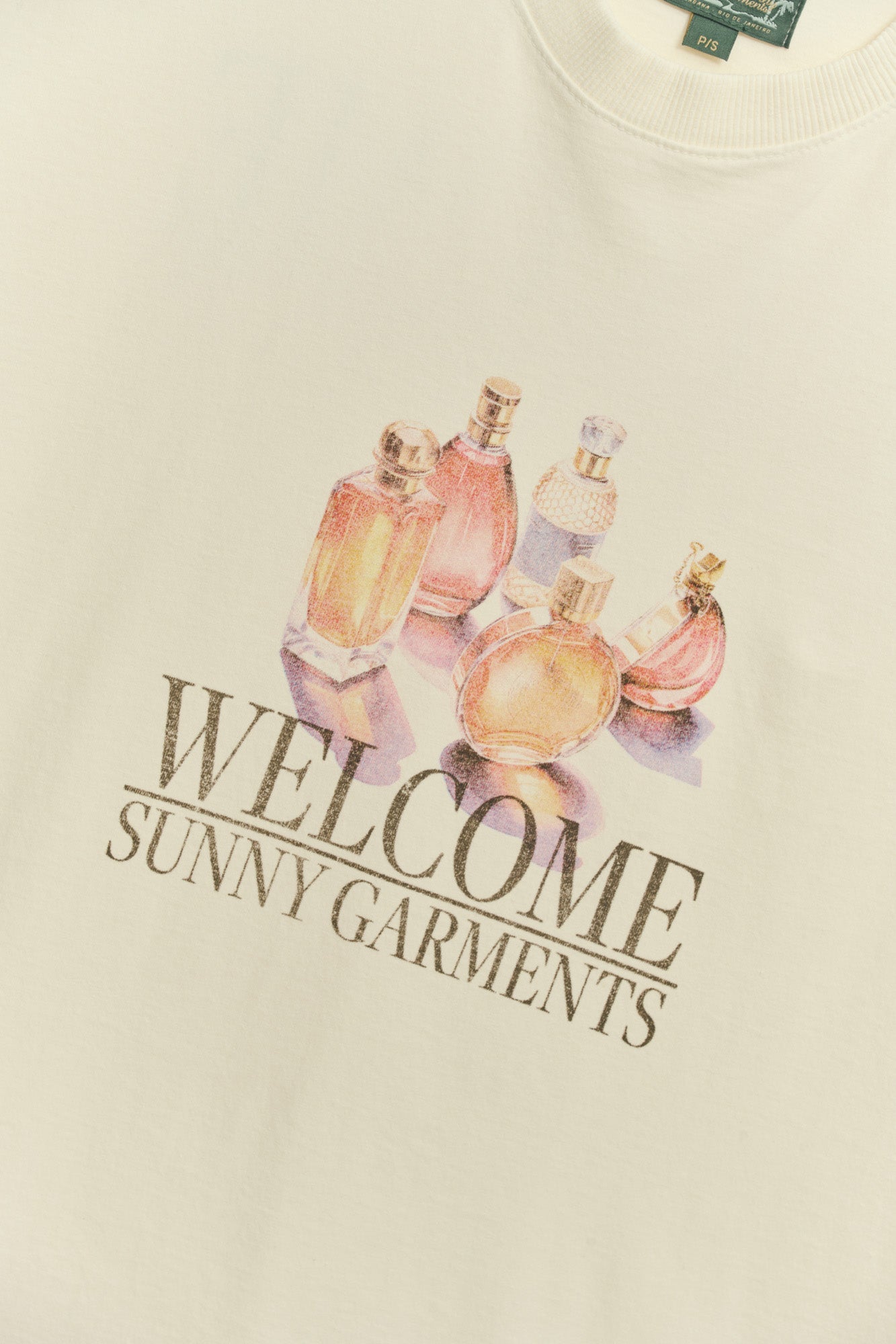 T-Shirt Boxy Fit Fragance - Off White