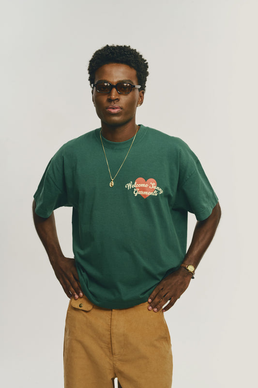 T-Shirt Boxy Fit Streetview - Verde