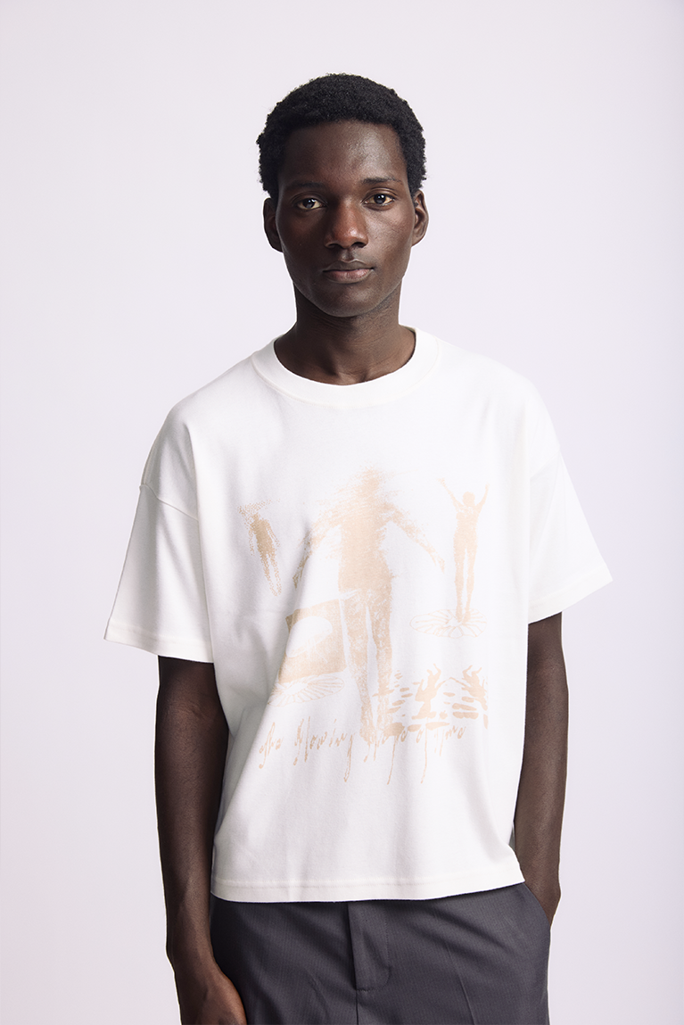 Synergy Boxy Heavy T-shirt - Off White