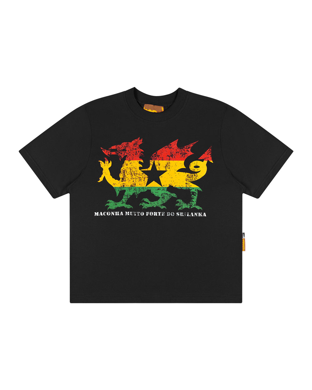 CAMISETA MACONHA MUITO FORTE DA SRILANKA (PRETA)